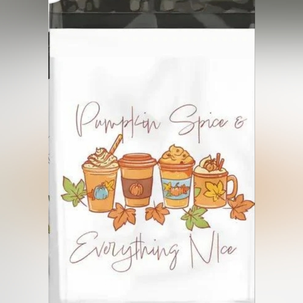 Set Of 30 Pumpkin Spice & Everything Nice 10x13 Poly Mailers